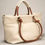 Miniature : Tutti Leather 2- Tone Tote Bag