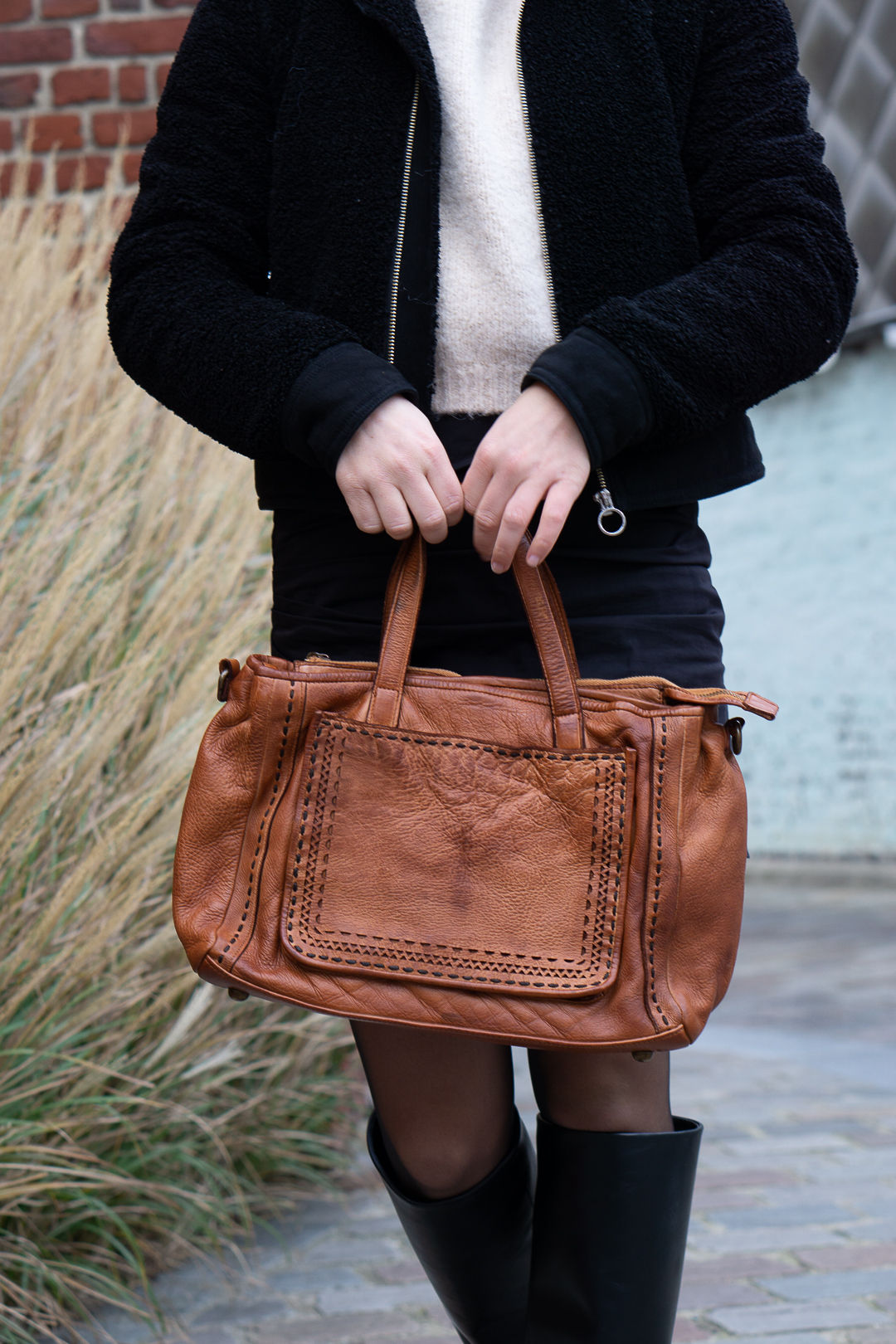 Marcie Vintage Leather Handbag