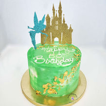 Tinkerbell cake green