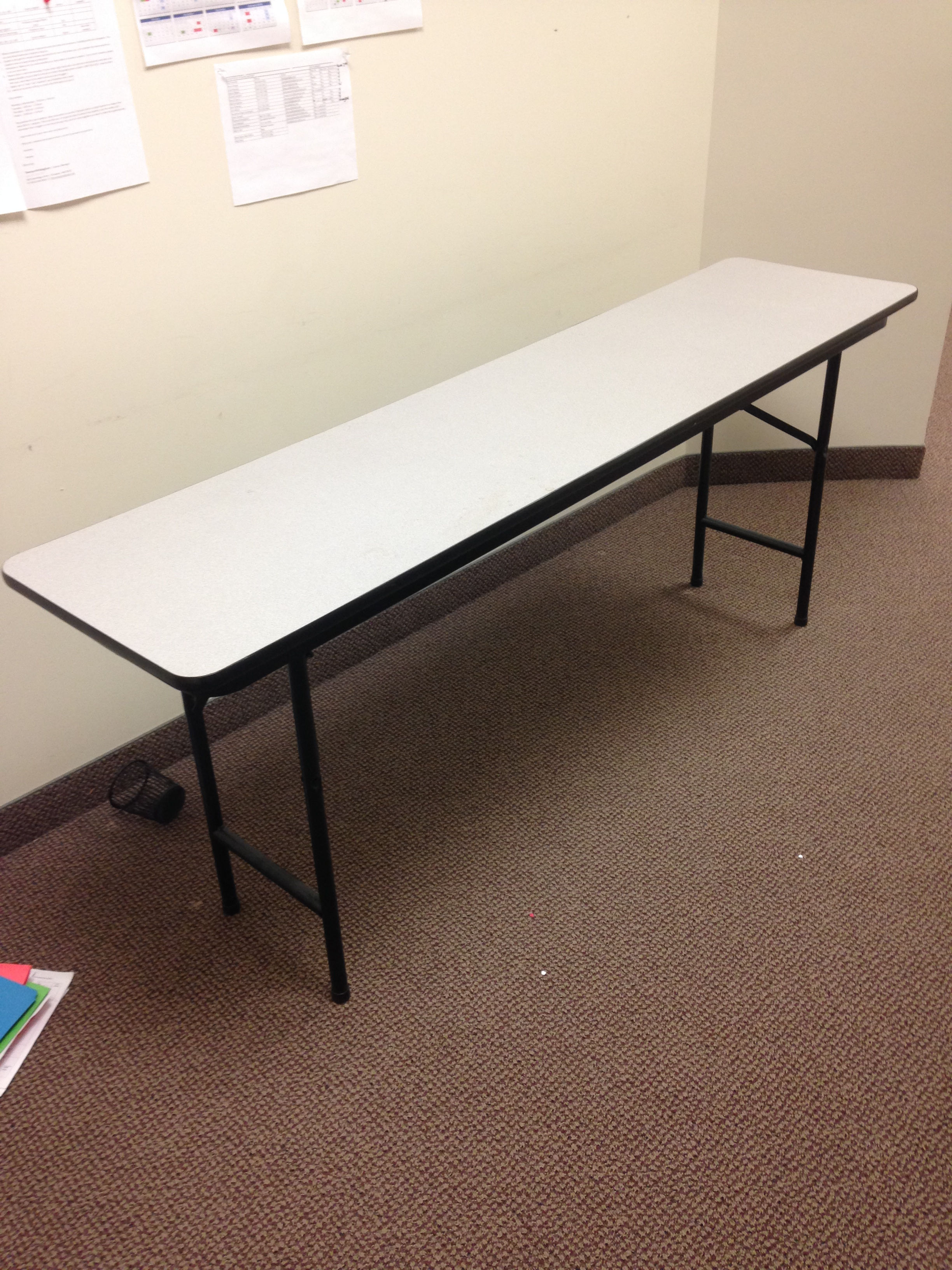 #185, Pre-Owned 18"x72" Folding Tables