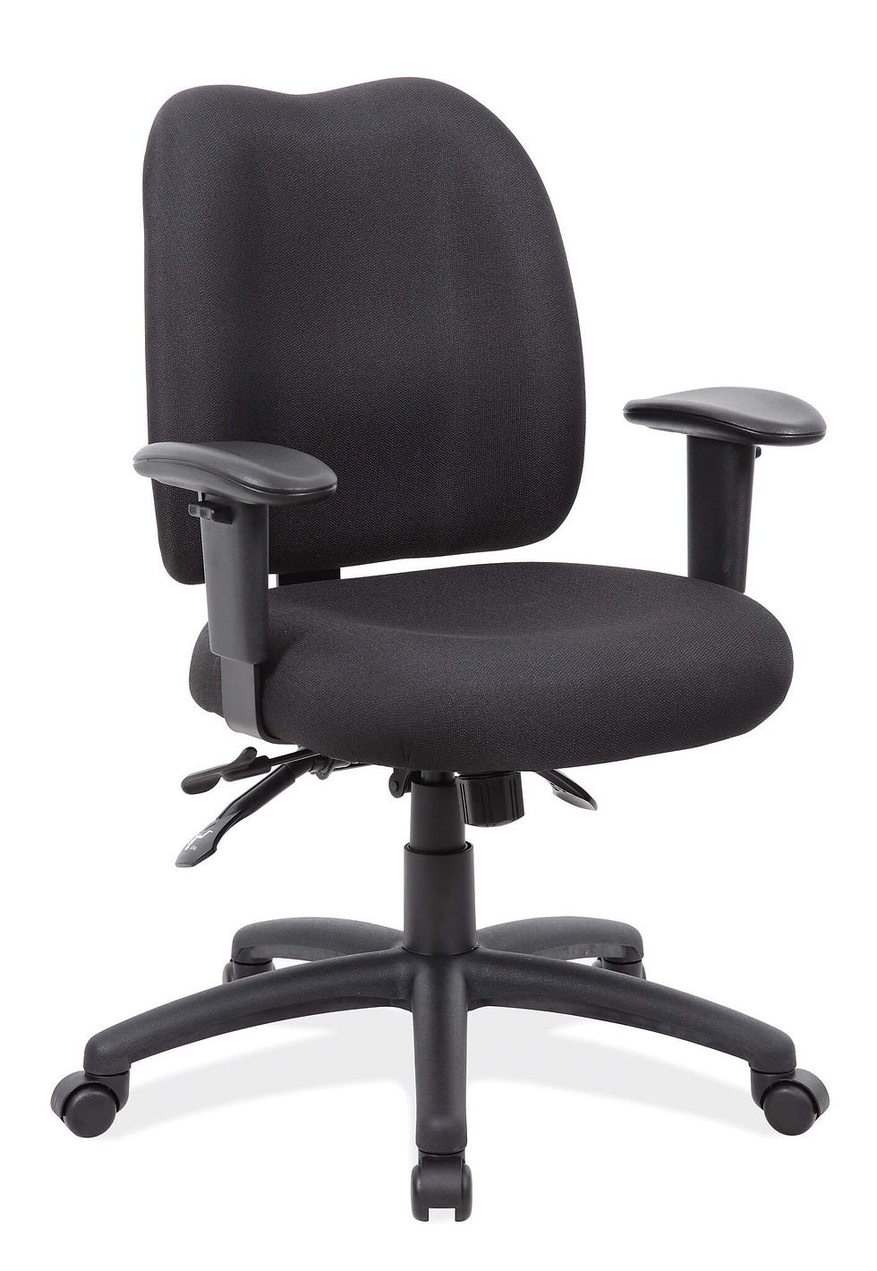 Multi-Function Task Chair with Adjustable Arms