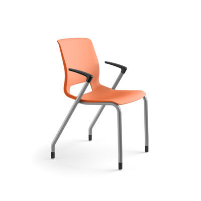 Thumbnail: Motivate Stacking Chairs w/ Arms + Glides