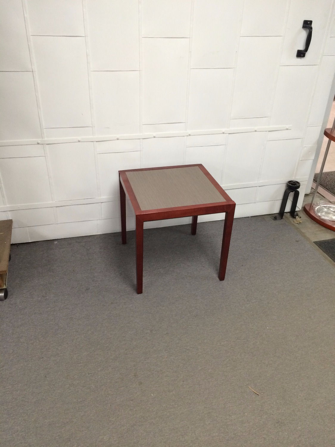 End Table with Laminate Inlay