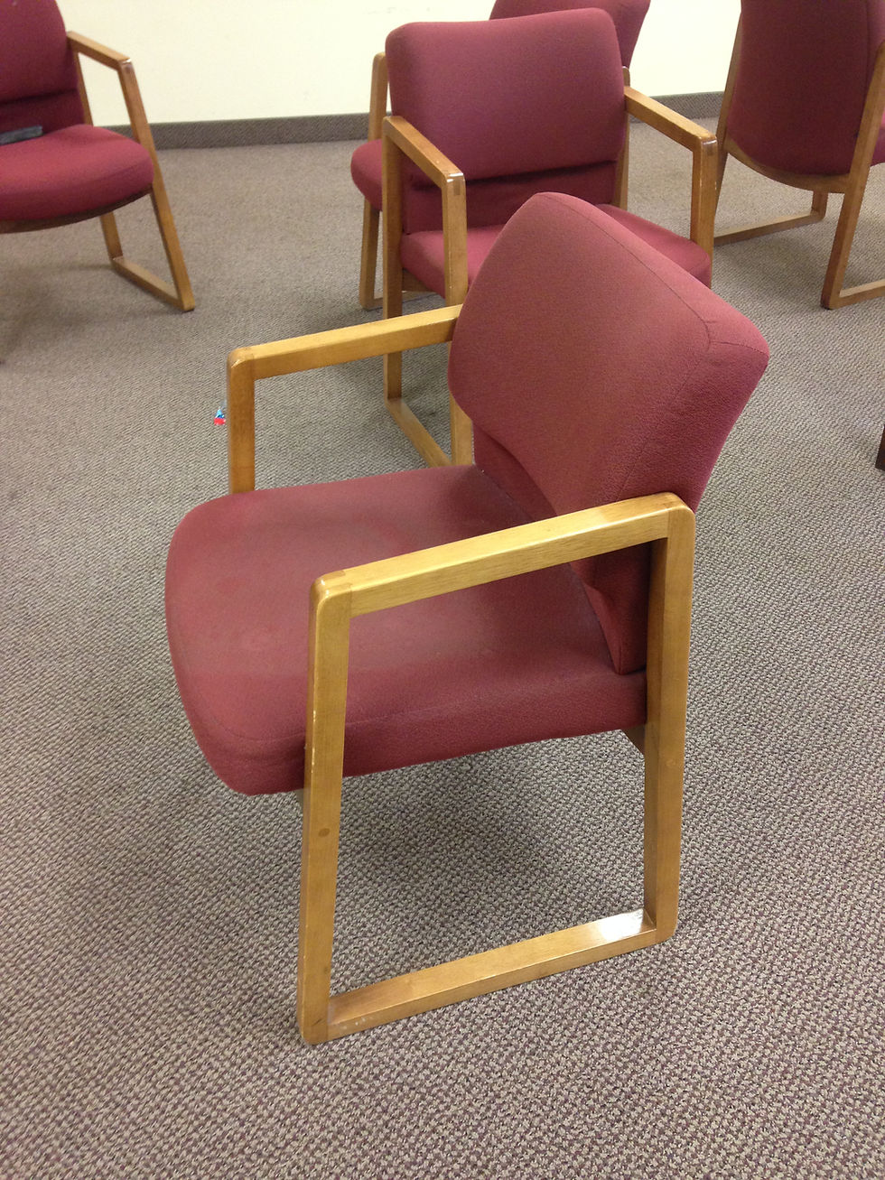 Thumbnail: #198, Sled Base Guest Chairs
