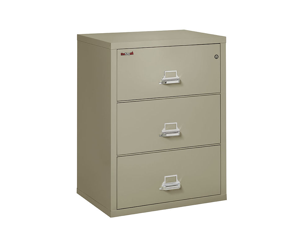 Thumbnail: FireKing Fireproof Lateral File Cabinet | 3 Drawer | 31" W
