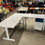 Thumbnail: #738, Pre-Owned Height Adjustable Desk w/ Freestanding Return | 72" x 78"