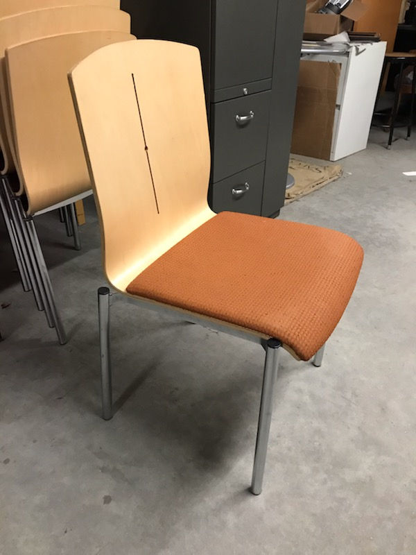 Thumbnail: #599, Pre-Owned Source Stacking Armless Guest Chairs