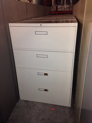 Used Steelcase Metal 4 Drawer 36 W Lateral Filing Cabinets Sale