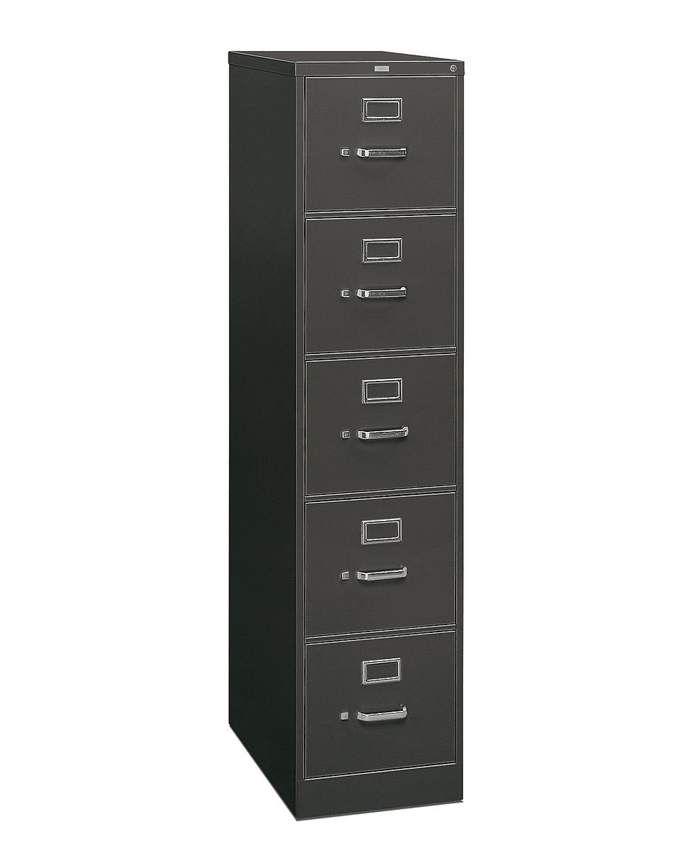 Thumbnail: Metal 5-Drawer Vertical File