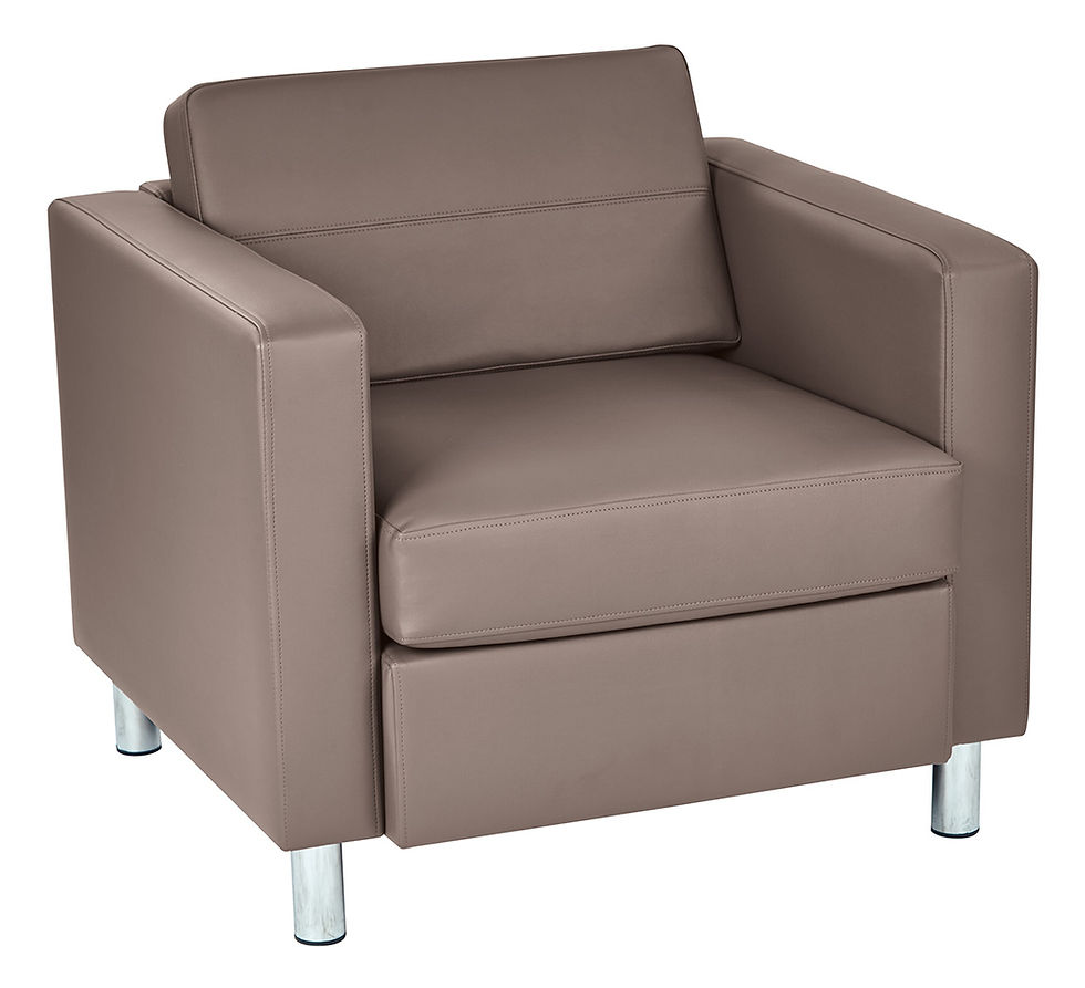 Thumbnail: OfficeStar Products, Pacific Armchair w/ Dillon Antimicrobial Vinyl Upholstery