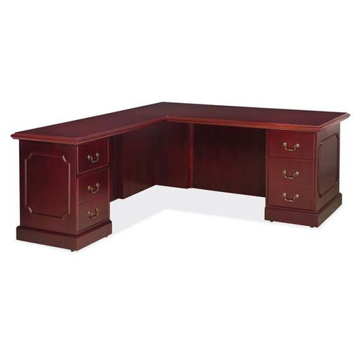 Traditional LShaped Executive Wooden Desks 72" x 84" Office Desks