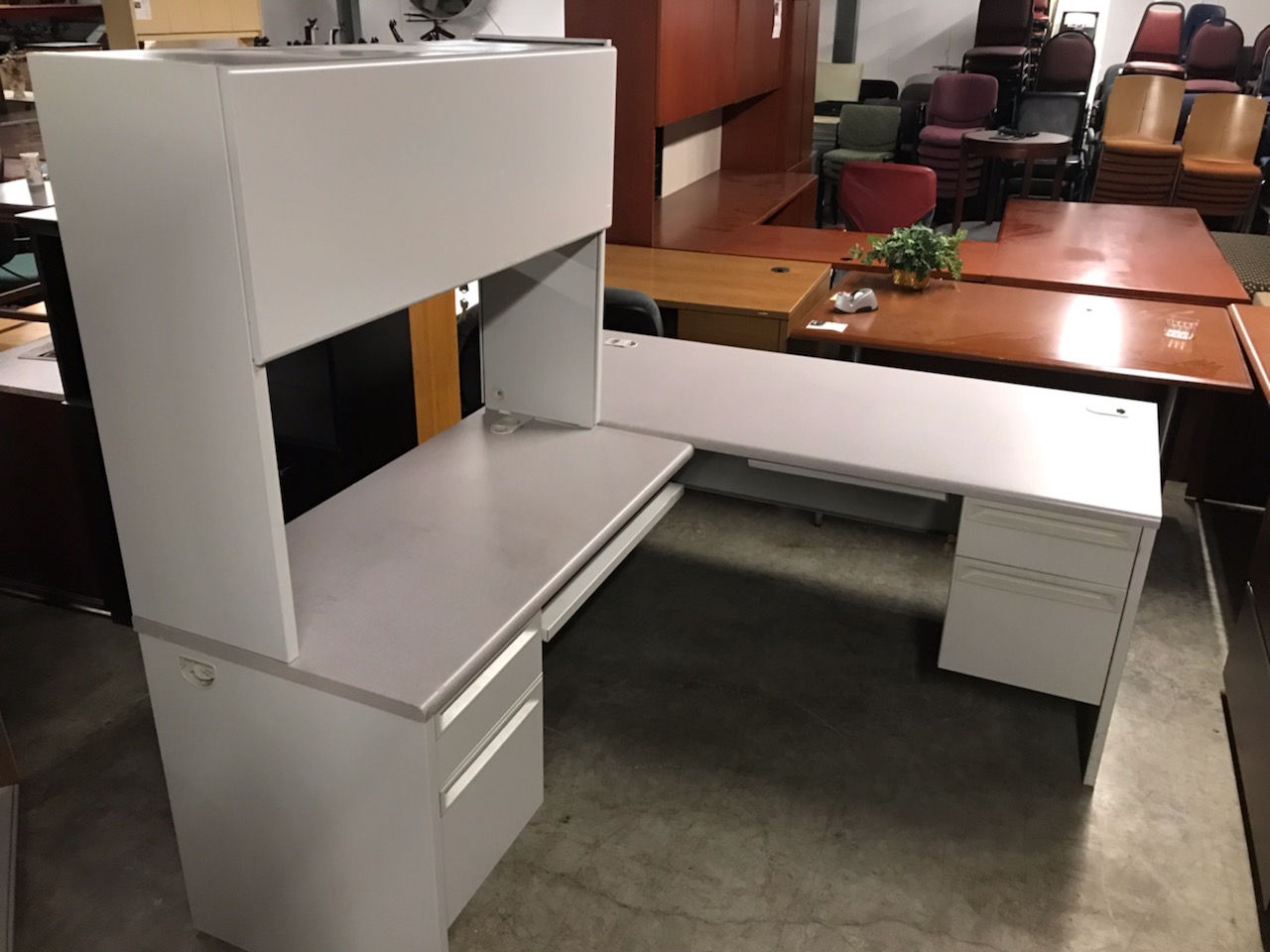 #415, Pre-Owned L-Shaped Desks