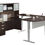 Thumbnail: Adjustable Height L Shaped Desk with Credenza