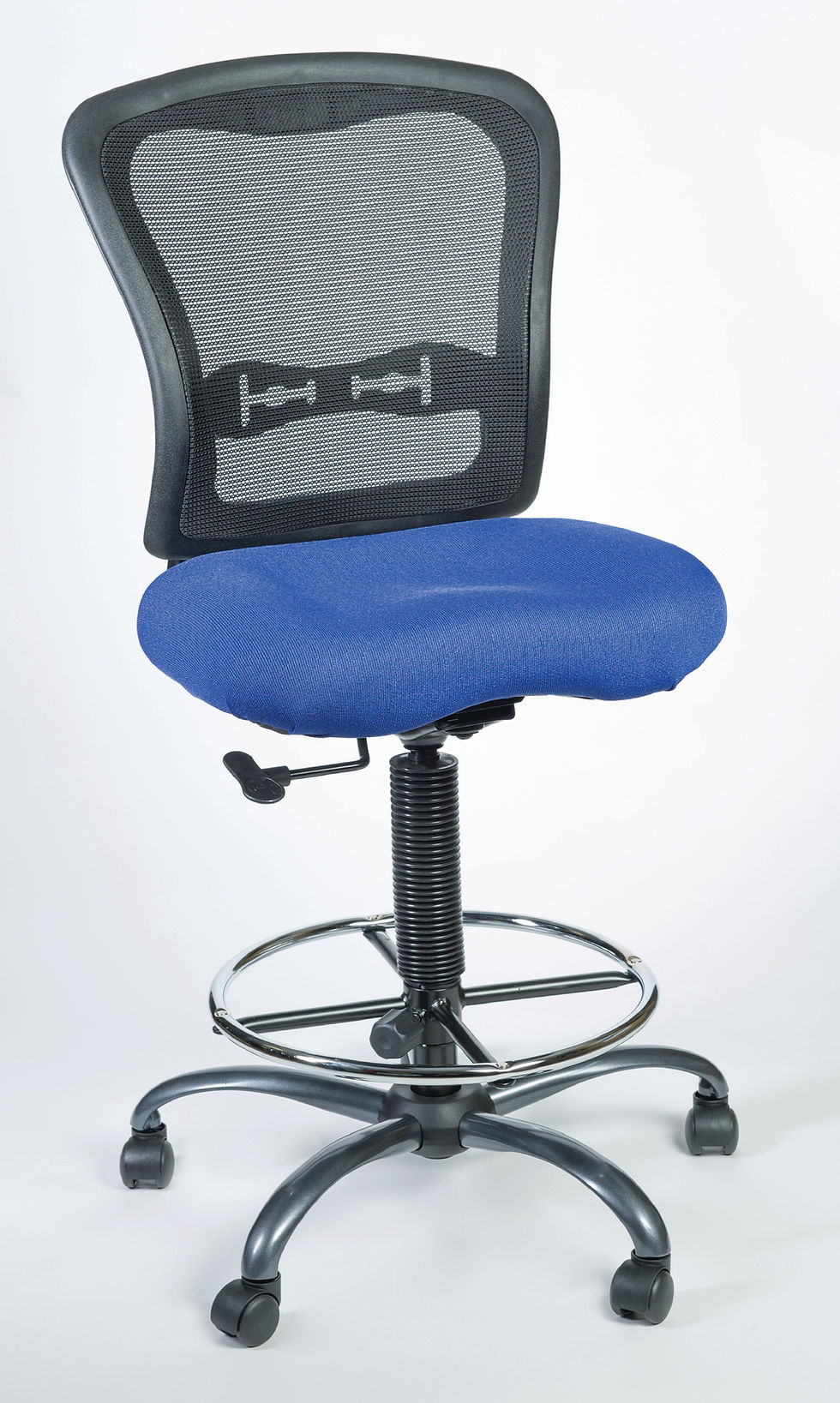 Mesh Back Task Stool w/ Adjustable Footring
