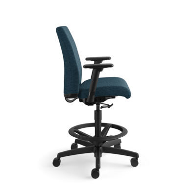 Thumbnail: Ignition Task Stool w/ Upholstered Back