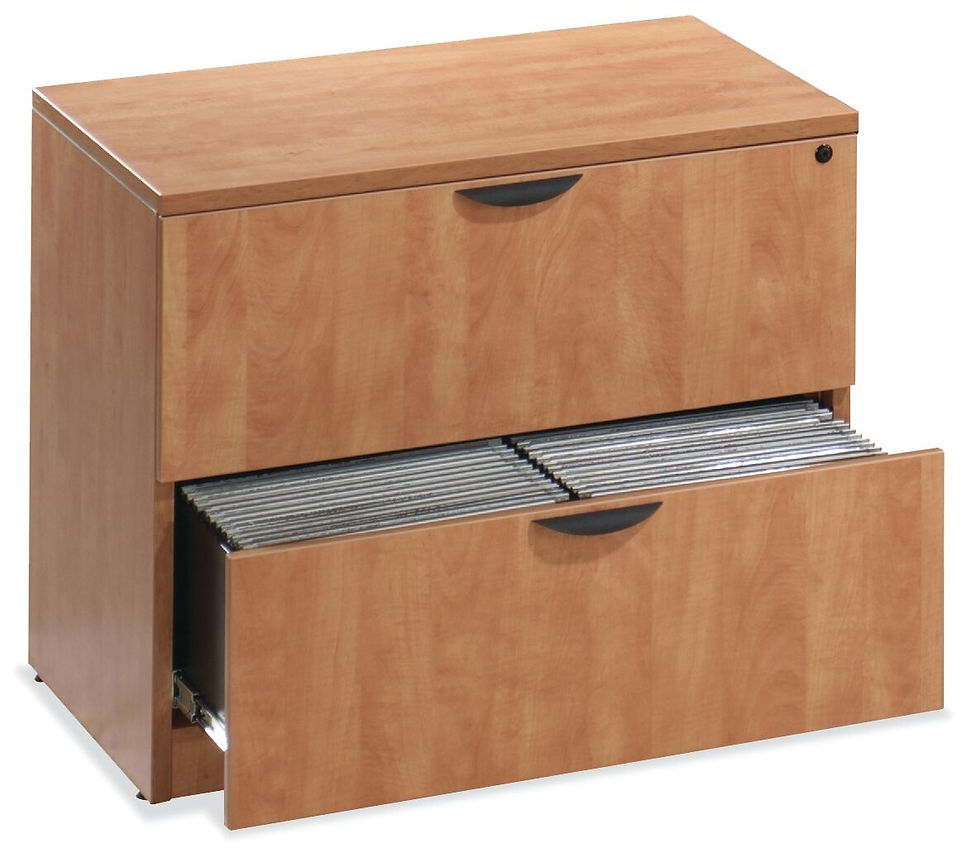 Thumbnail: 2 Drawer Lateral File, Laminate | 35"W x 22"D