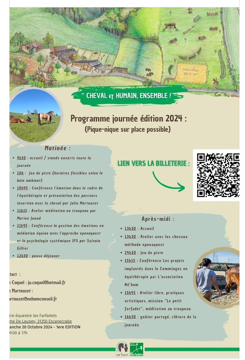 Journée "Humain et Cheval, Ensemble !"