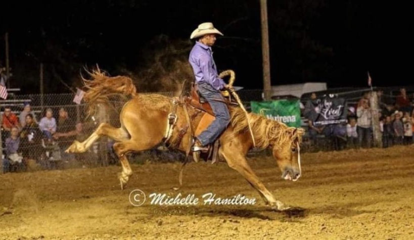 Bronc Riding Photo Of Michael Pierce