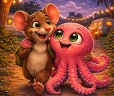 Club Aventuriers - Poulpi & Ratou - L'AVENTURE AU COEURS DES CAMPINGS Les enfants cherchent des trésors et créent de beaux souvenirs en famille au cœur des campings - POULPI & RATOU Présent depuis janvier 2026 - avec Roka Concepts - www.poulpietratou.com - France - Suisse 