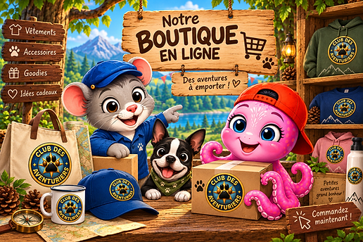 Poulpi & Ratou L'AVENTURE AU COEURS DES CAMPING - POULPI et RATOU Présent depuis janvier 2