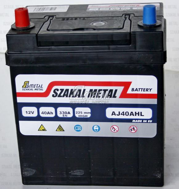 Szakal Metal Starterbatterie 40Ah ASIA