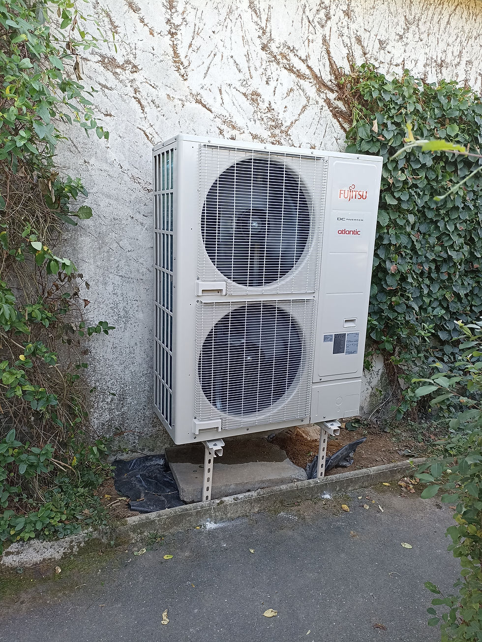 Installation d'une pompe à chaleur Air/Eau