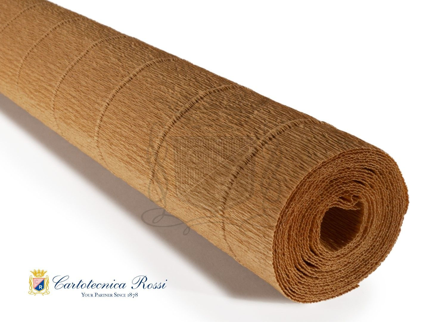 Crepe Paper Roll #611, Italian 180g Yellow Earth