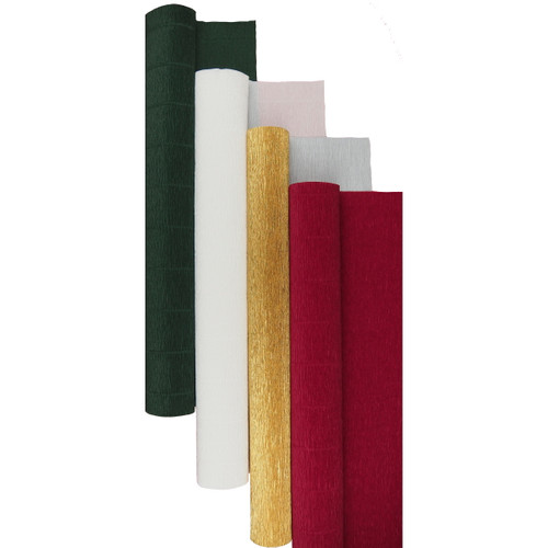 Premium Set 4 pcs of Italian Crepe Paper Rolls, 180 g, Gold Berry
