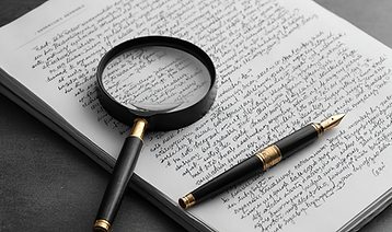 publishher_A_sleek_flat-lay_of_a_manuscript_on_a_black_desk_w_8e36bf83-4308-4264-b500-a583