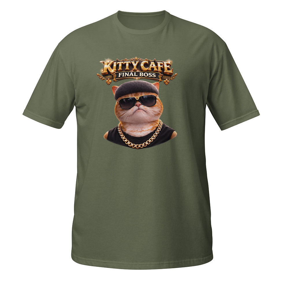 Thumbnail: Kitty Cafe Boss Short-Sleeve Unisex T-Shirt