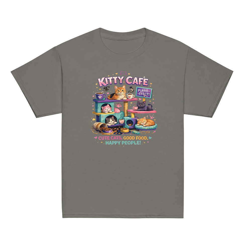 Thumbnail: Kids Kitty Cafe Classic T-Shirt