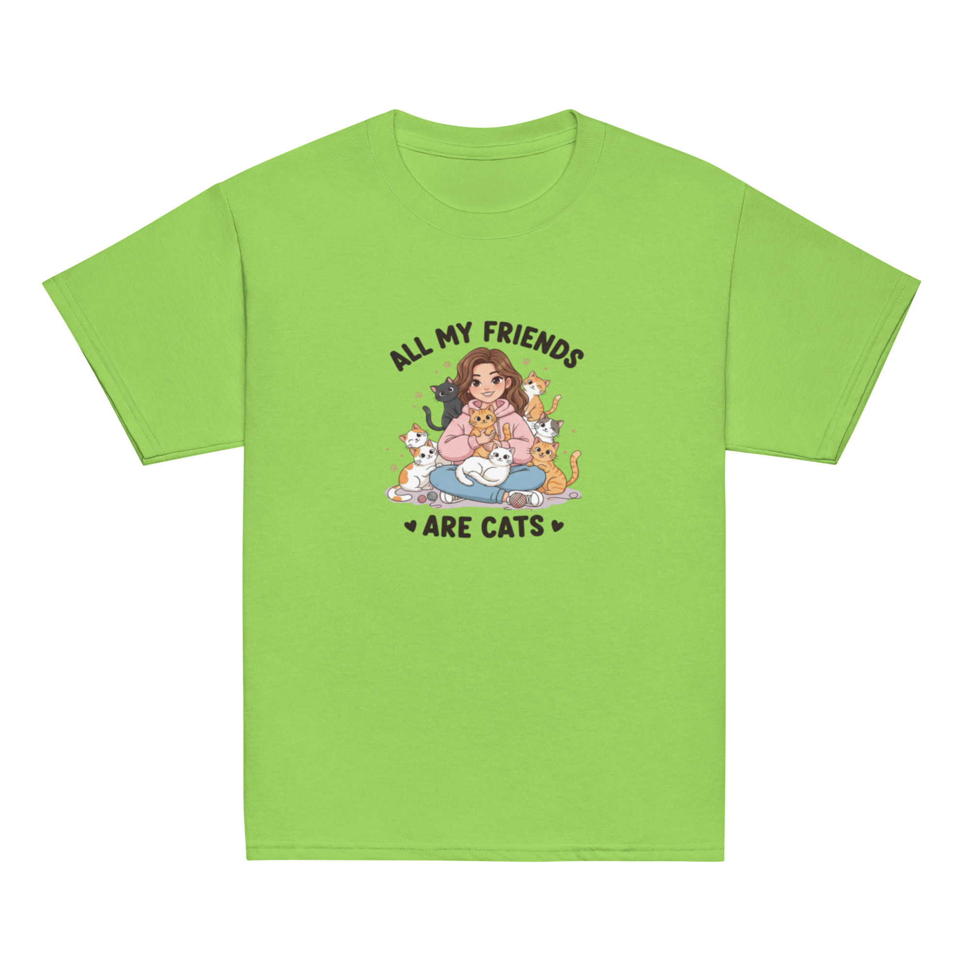Kids All My Friends are Cats Classic TShirts