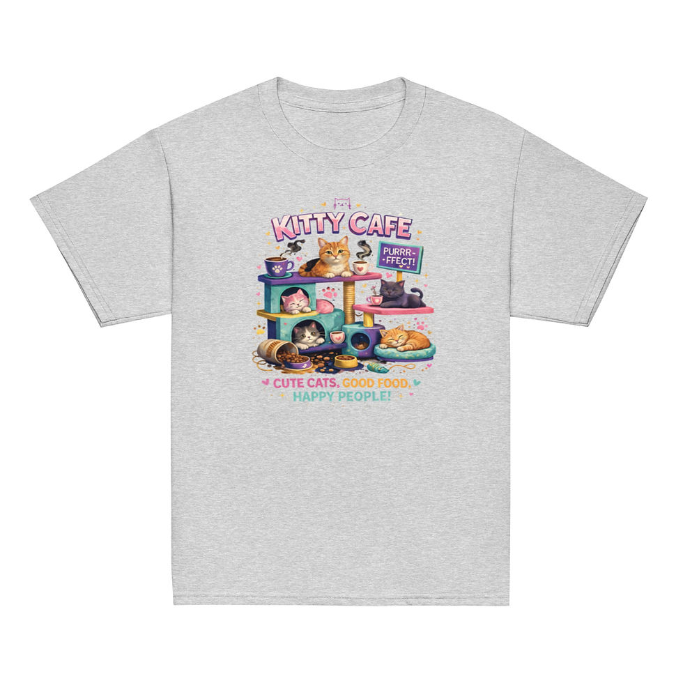 Thumbnail: Kids Kitty Cafe Classic T-Shirt