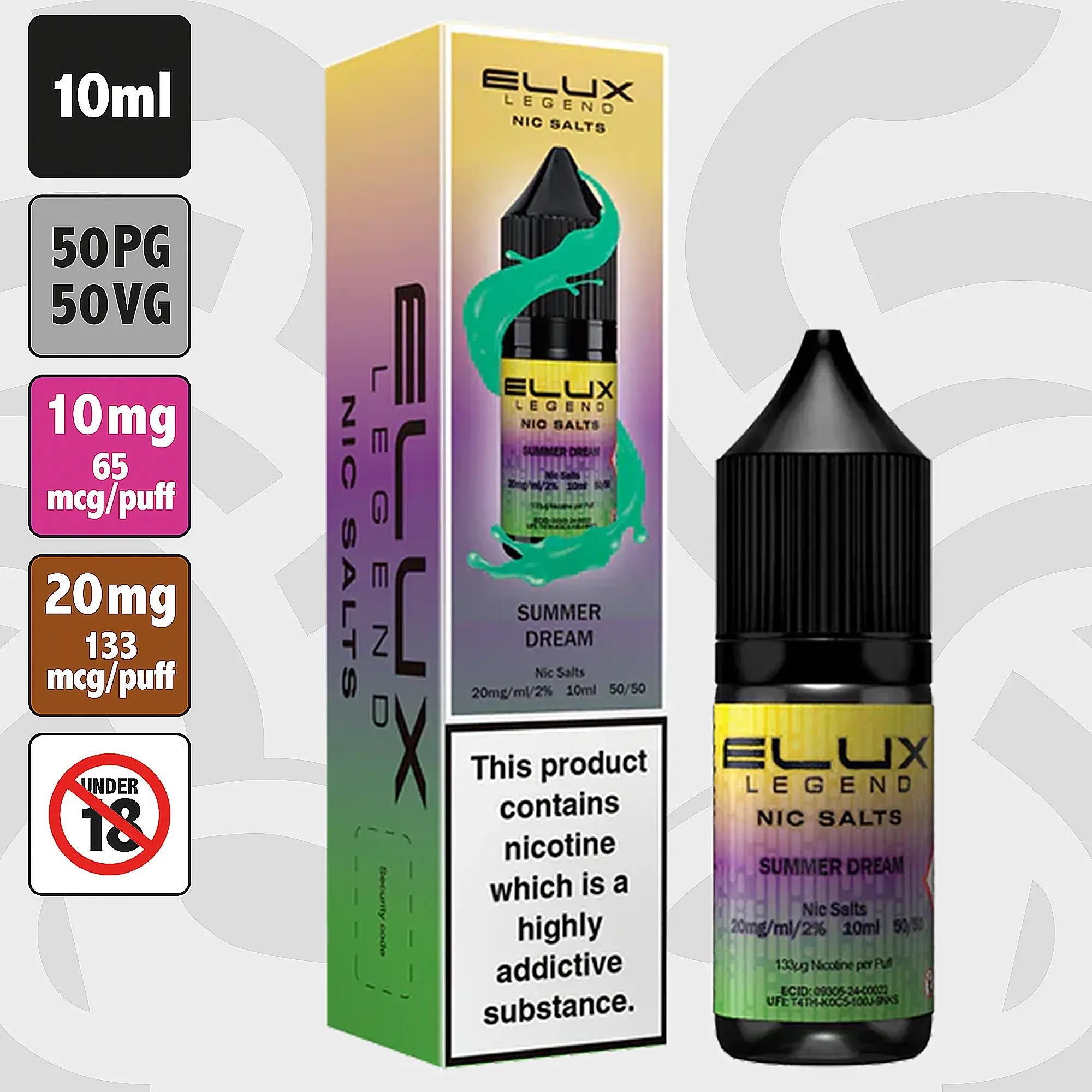 Elux Legend - Summer Dream 10ml Nic Salt E-Liquid