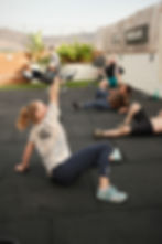 Spacious training area