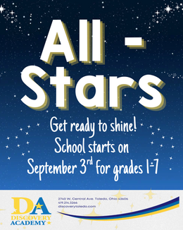 School Starts September 3rd