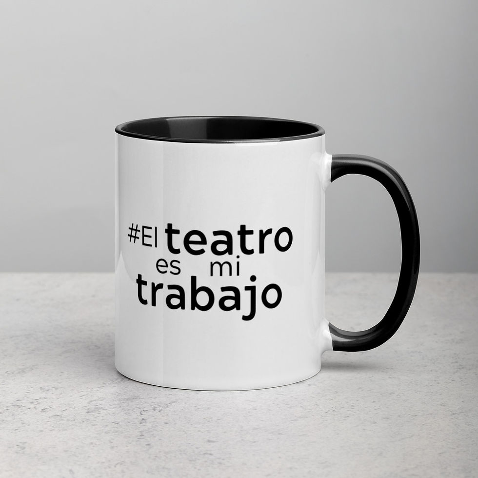 Taza #ElTeatroEsMiTrabajo