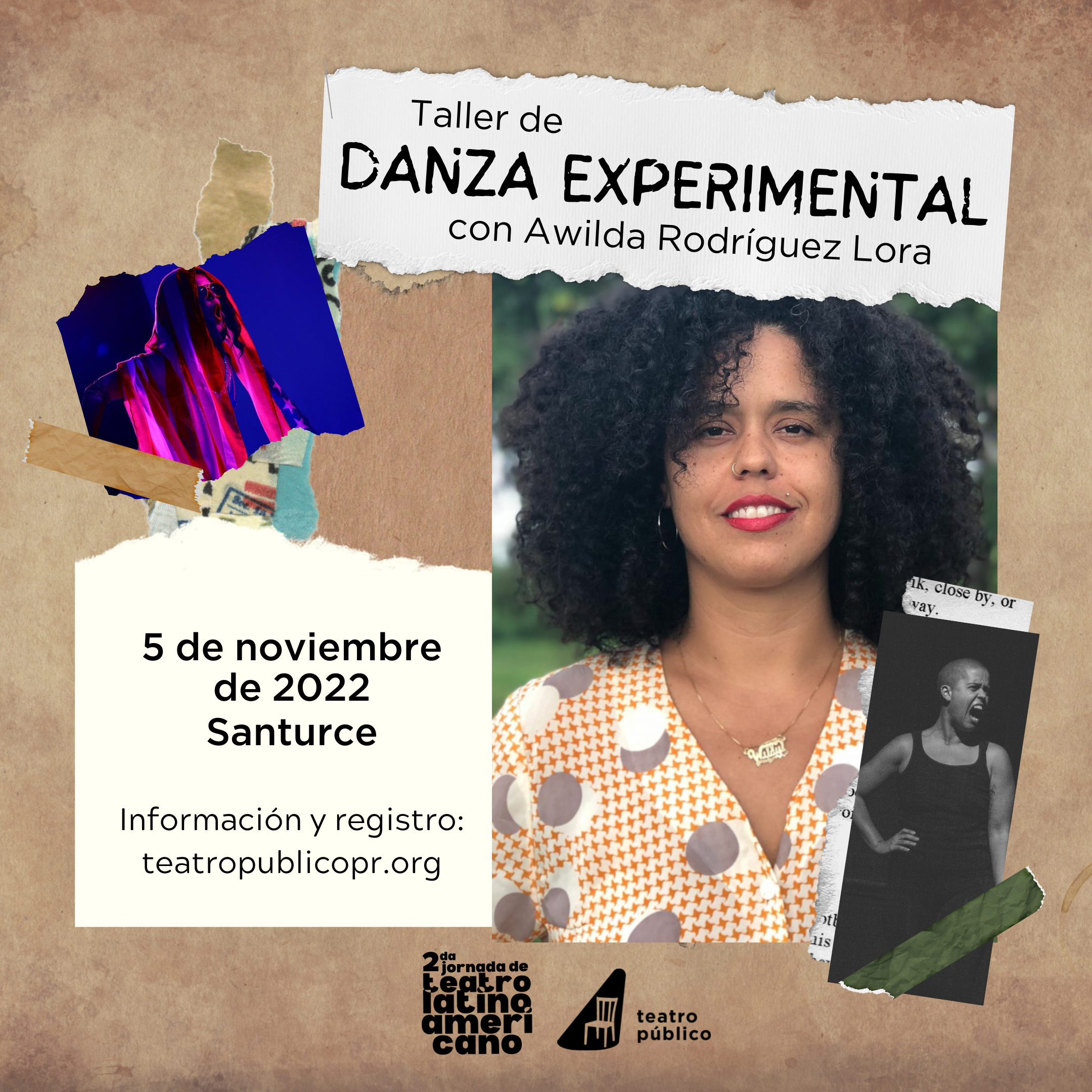 Danza experimental con Awilda Rodríguez Lora | (3 horas)