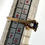 Thumbnail: 9ct Gold Sapphire Cubic Zirconia Ring Displayed on Ring Sizer Gauge