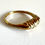 Thumbnail: Antique diamond boat ring five stone 18ct gold with full UK Hallmark