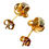 Thumbnail: 9ct Gold Diamond Stud Earrings Hallmarked butterfly backs