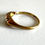 Thumbnail: 18ct yellow gold diamond ring Antique Side view