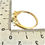 Thumbnail: Measurements of 9ct Gold Opal and Diamond Ring