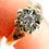 Thumbnail: 9ct Gold Diamond Solitaire Ring Displayed on Ladies Finger Close Up View