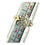 Thumbnail: 9ct Gold Diamond Cluster Ring Displayed on Ring Sizer Gauge