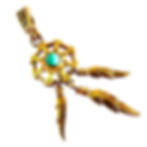 9ct Gold Dream Catcher Pendant Hallmarked