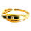 Thumbnail: Side View 9ct Gold Diamond and Sapphire Ring