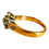 Thumbnail: Side View 9ct Gold Diamond Cluster Ring