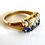 Thumbnail: Victorian Antique 18ct Gold Blue Sapphire and Diamond Ring