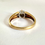 Thumbnail: 9ct Yellow Gold Diamond Solitaire Ring Diamond Shoulders 2.33g Size L